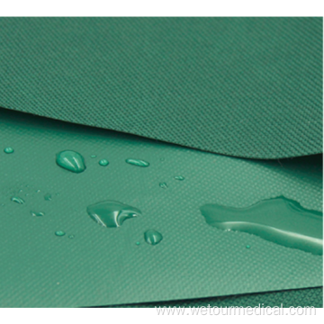 Medical PVC Waterproof 100% Polyester Protective Fabric